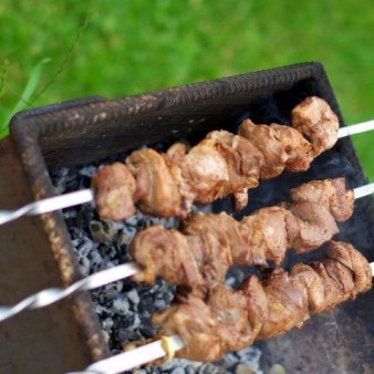Шашлык по-кавказски из свинины
