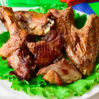 Утка с майонезом в духовке