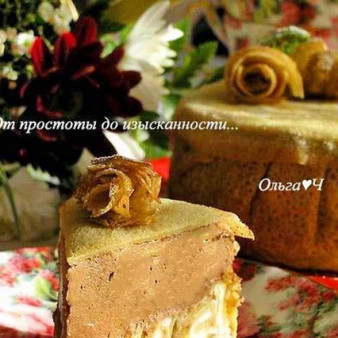 Блинный торт Лимонно-шоколадный блюз