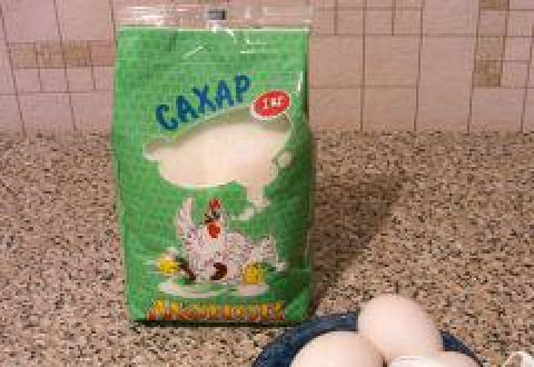 1. Этап. Заварной белковый крем: Ингредиенты: