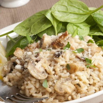 Рис с грибами в мультиварке