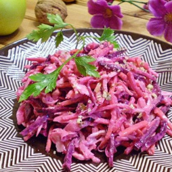 Салат Здоровье с капустой