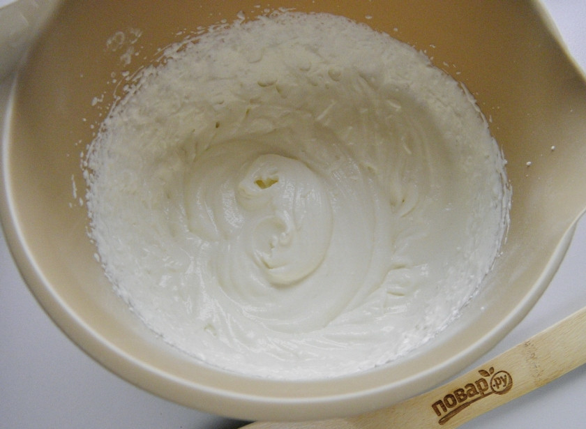 1. Этап. Ленивый медовик: Крем готов!
