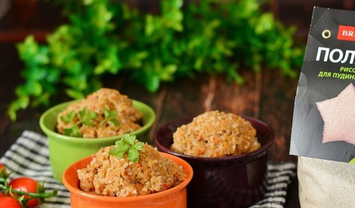 1. Этап. Мясной пудинг с полентой и овощами: Получается нежно, сочно и диетично. Прекрасный вариант для щадящего питания.