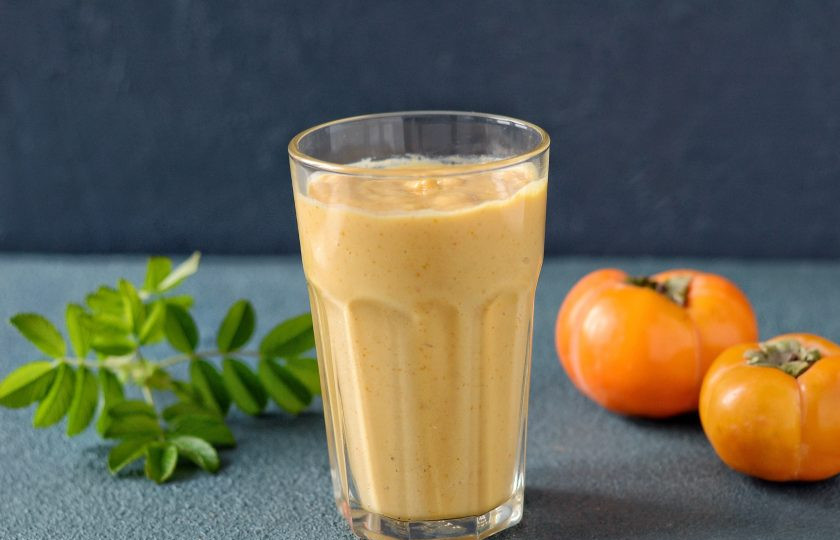 1. Этап. Смузи с хурмой: Смузи из хурмы готов, приятного аппетита!