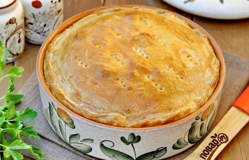 1. Этап. Мясной пай: Приятного аппетита!