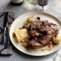 Braised Pork Chops with Cipollini and Olives