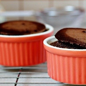 Кексы с жидкой начинкой