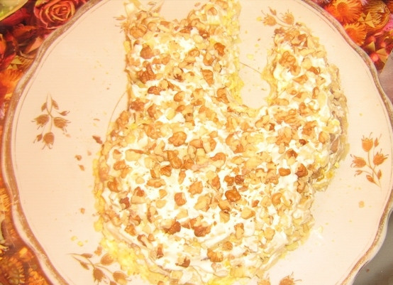 1. Этап. Салат Белочка: Дальше на 