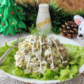 Салат Купеческий на Новый год
