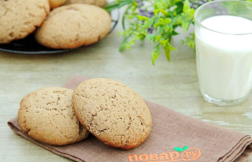 1. Этап. Шоколадное печенье с джемом: Шоколадное печенье с джемом готово.