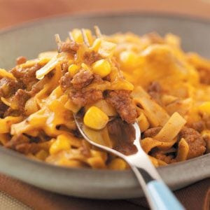 Beef Fettuccine Dinner