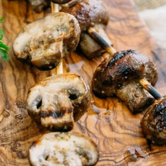 Шашлык из грибов (оригинальный рецепт)
