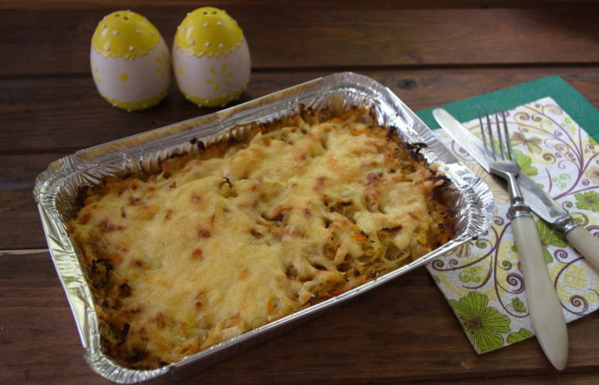 1. Этап. Капустная запеканка в духовке (диетическая): Готовую запеканку подайте к столу. Очень вкусно!