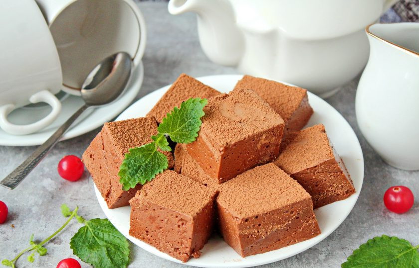 1. Этап. Быстрый шоколадный маршмеллоу: Приятного аппетита!