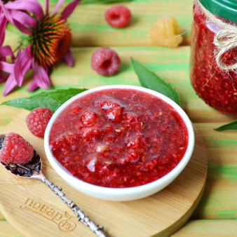 Малина с сахаром