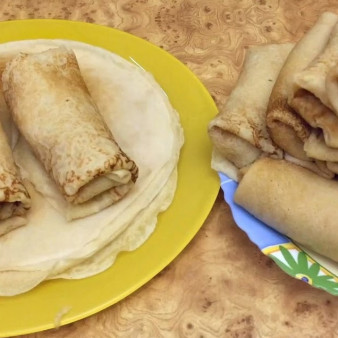 Вкусные блинчики на воде