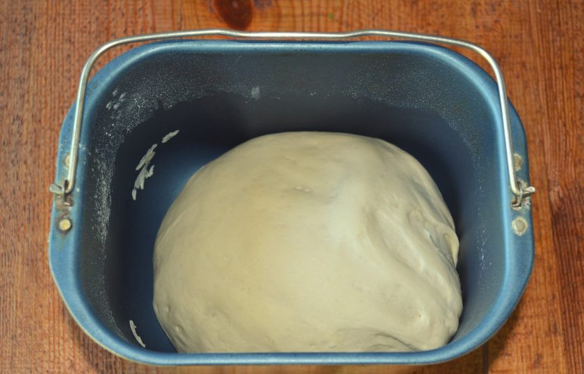 1. Этап. Китайский хлеб: Оставляем его подходить еще на 35-45 минут.