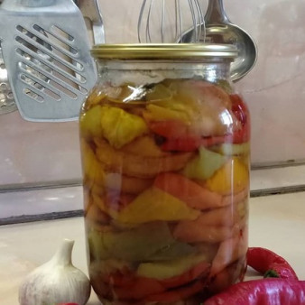 Сладкий перец, жареный на зиму