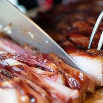 Сало в коптильне