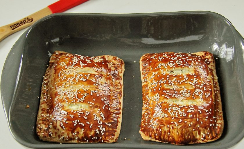 1. Этап. Рыба, запеченная в тесте в духовке: Рыба в тесте в духовке готова.