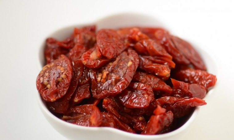 1. Этап. Дип из вяленых помидоров: Вяленые помидоры.