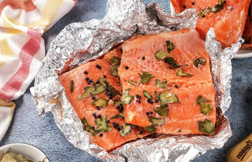 1. Этап. Слабосолёная форель в домашних условиях: Слабосолёная форель в домашних условиях готова.