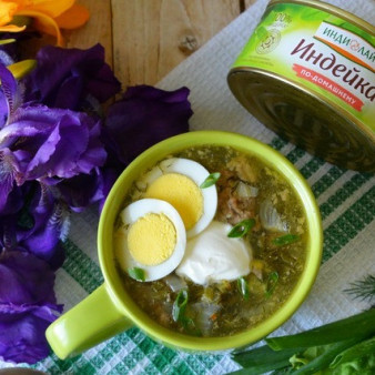 Зелёный борщ Походный
