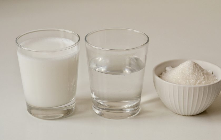 1. Этап. Кокосовый сироп: Подготовьте все ингредиенты.