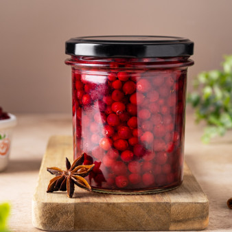 Брусника в сиропе на зиму