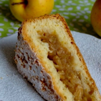 Песочный яблочный пирог