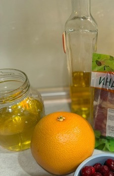 1. Этап. Индейка в клюквенно-цитрусовом маринаде: Подготовить продукты