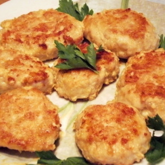 Котлеты из куриных желудков