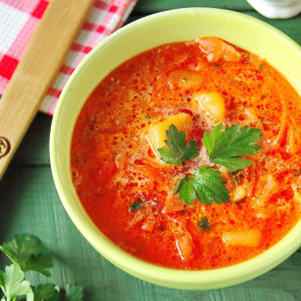 Борщ для детей