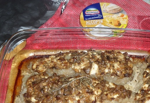 1. Этап. Запеченная скумбрия с овощами и сыром: Запекаем рыбу 40-45 минут при 180-200 градусах, ориентируясь на свою духовку.