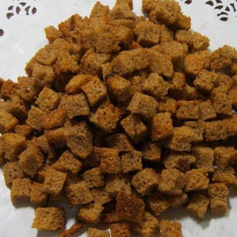 Сухари на сковороде