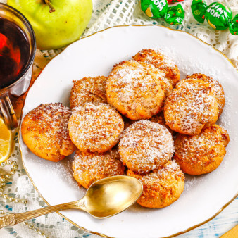 Песочное печенье с кокосовой стружкой