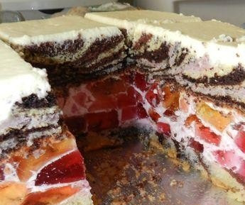 1. Этап. Пляцки украинские: Для крема соединяем пол стакана сливок, пол стакана молока и 1 пачку пудинга 