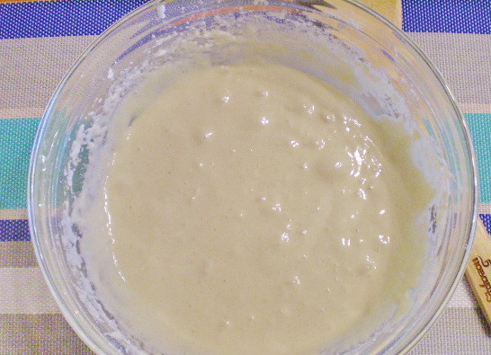 1. Этап. Бисквитное тесто для торта: Бисквитное тесто готово! Используйте по назначению.