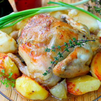 Цыпленок с соевым соусом