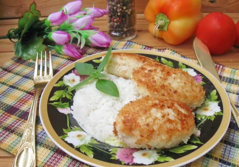 1. Этап. Куриные котлеты с горчицей: Котлеты готовы.