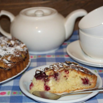 Вишневый пирог из замороженной вишни