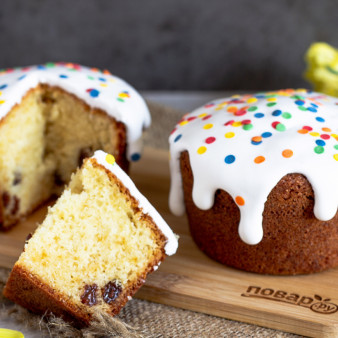 Бисквитный кулич