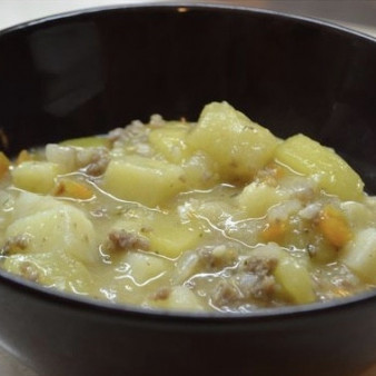 Рагу с фаршем в мультиварке