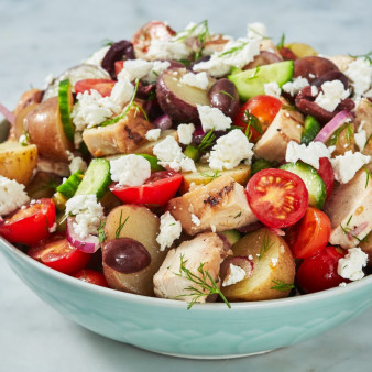 Greek Chicken Potato Salad