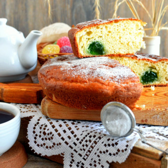 Пирог с мармеладом