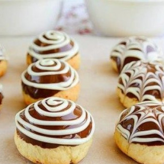 Творожно-шоколадное печенье