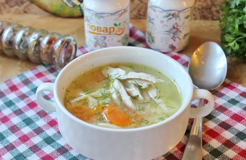 1. Этап. Суп из голени индейки: Суп из голени индейки готов. Подавайте на обед взрослым и детям.
