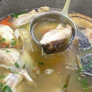 Уха на костре