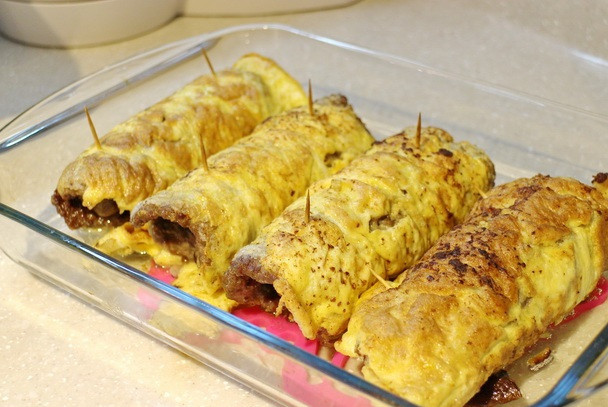 1. Этап. Бризоль в духовке: Вот теперь можно приступать к трапезе и, поверьте, ваши усилия стоят конечного результата. Приятного всем аппетита!